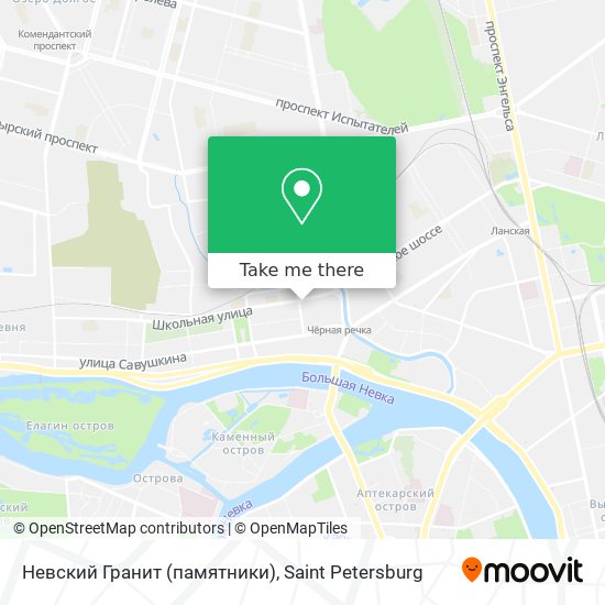 Невский Гранит (памятники) map