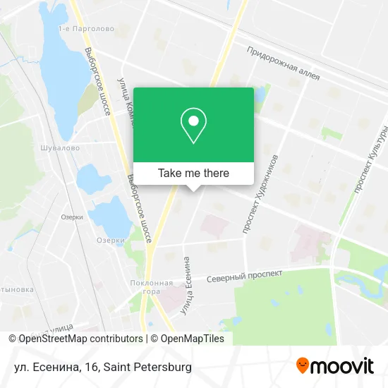 ул. Есенина, 16 map