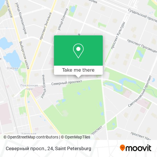Северный просп., 24 map