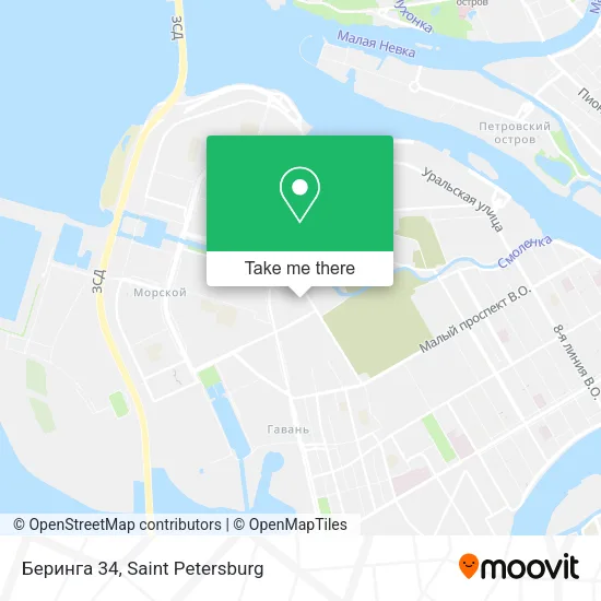 Беринга 34 map