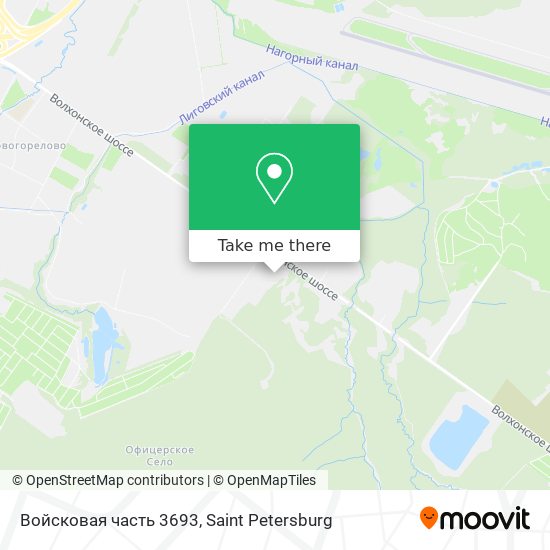 Войсковая часть 3693 map