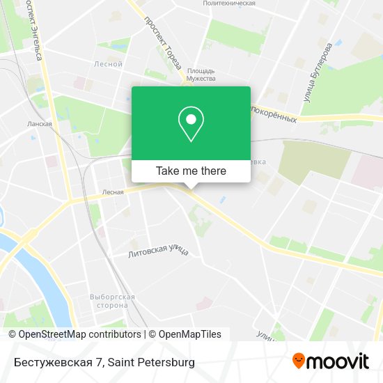 Бестужевская 7 map