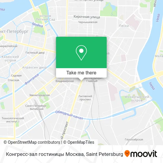 Конгресс-зал гостиницы Москва map