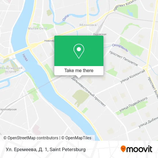 Ул. Еремеева, Д. 1 map