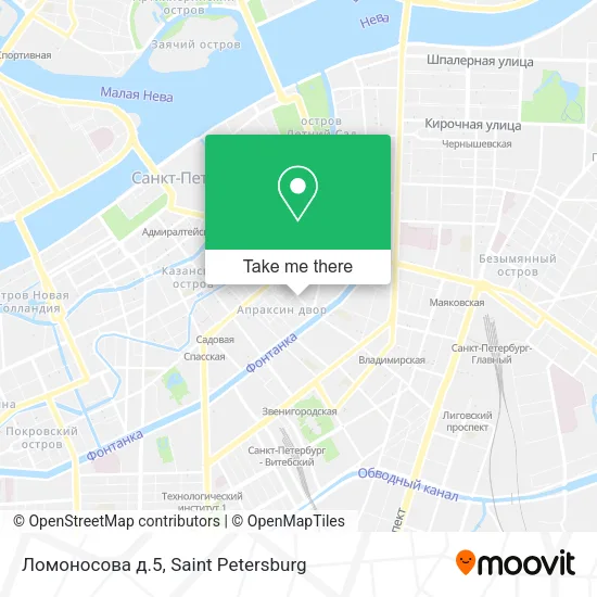 Ломоносова д.5 map