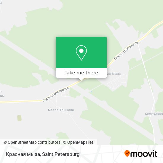 Красная мыза map