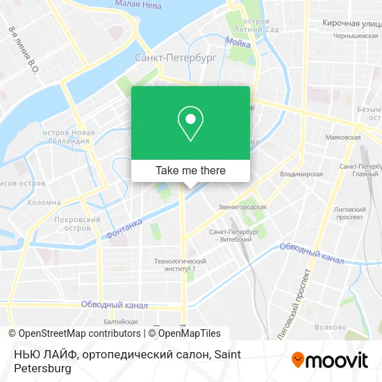 НЬЮ ЛАЙФ, ортопедический салон map