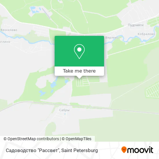 Садоводство "Рассвет" map