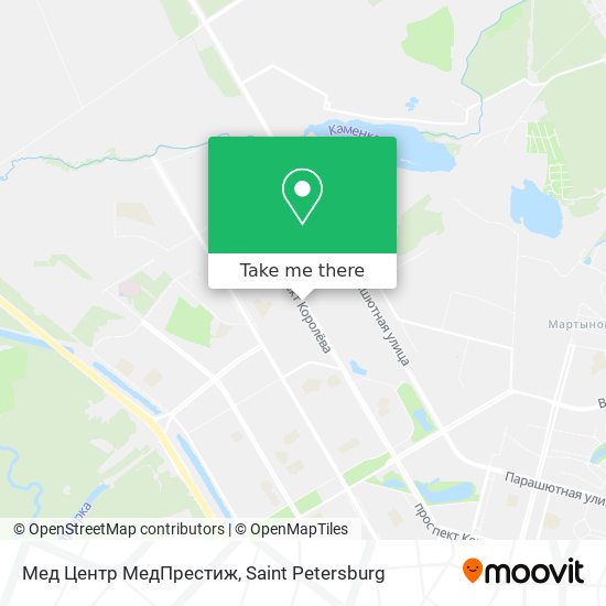 Мед Центр МедПрестиж map