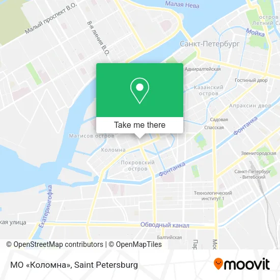 МО «Коломна» map