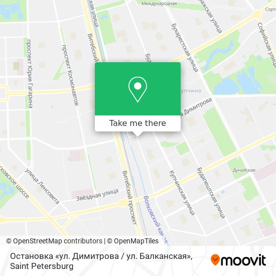 Остановка «ул. Димитрова / ул. Балканская» map
