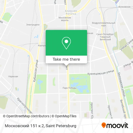 Московский 151 к.2 map