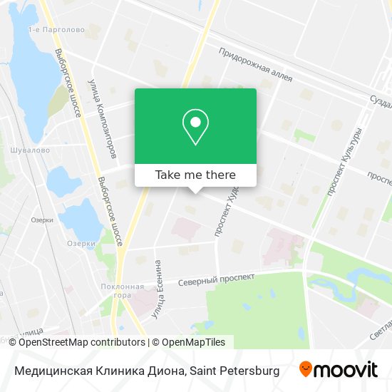 Медицинская Клиника Диона map