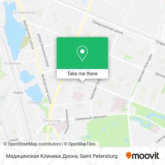 Медицинская Клиника Диона map