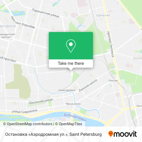 Остановка «Аэродромная ул.» map