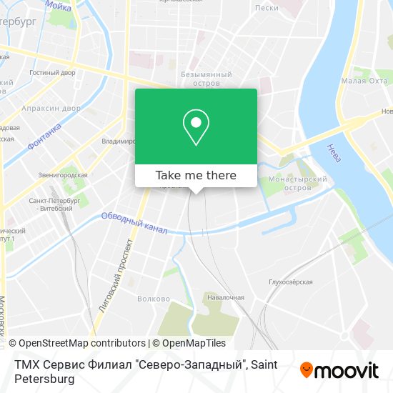 ТМХ Сервис Филиал "Северо-Западный" map