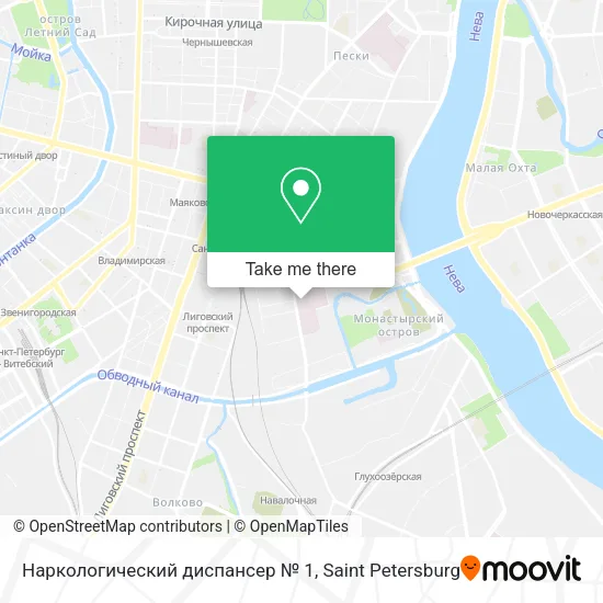Наркологический диспансер № 1 map