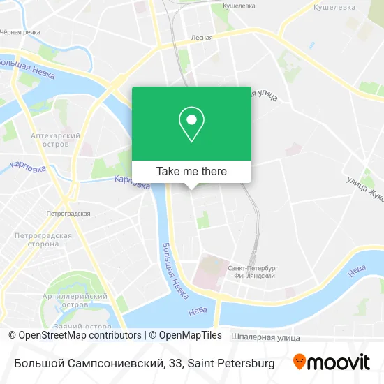 Большой Сампсониевский, 33 map
