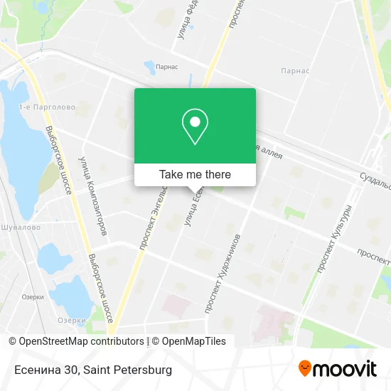 Есенина 30 map