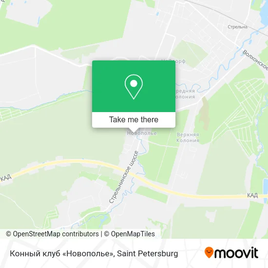 Конный клуб «Новополье» map