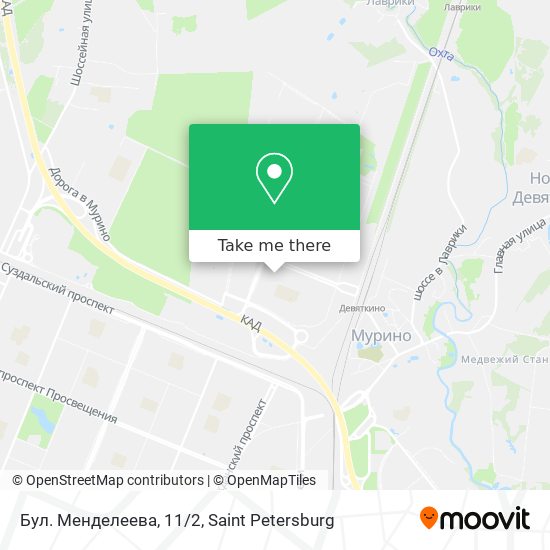 Бул. Менделеева, 11/2 map