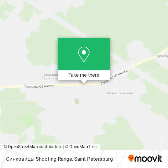 Синковицы Shooting Range map