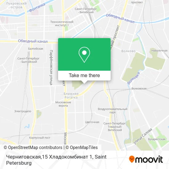 Черниговская,15 Хладокомбинат 1 map