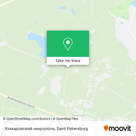 Комаровский некрополь map