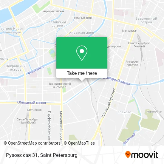 Рузовская 31 map