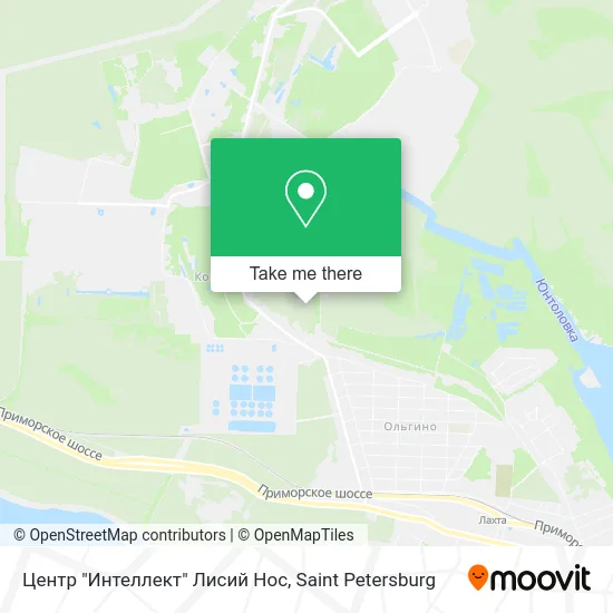 Центр "Интеллект" Лисий Нос map