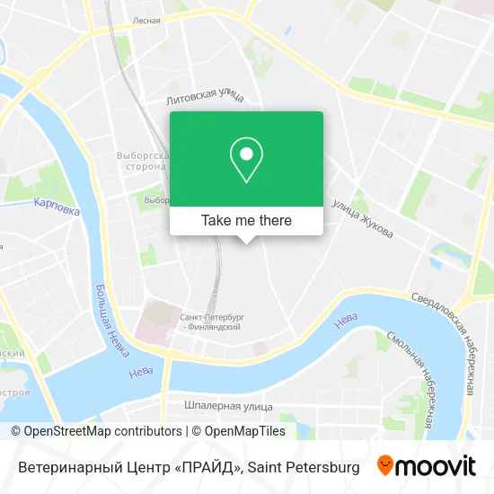Ветеринарный Центр «ПРАЙД» map