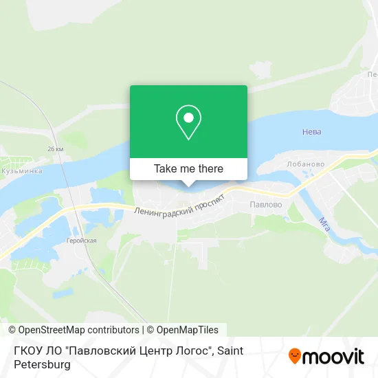 ГКОУ ЛО "Павловский Центр Логос" map