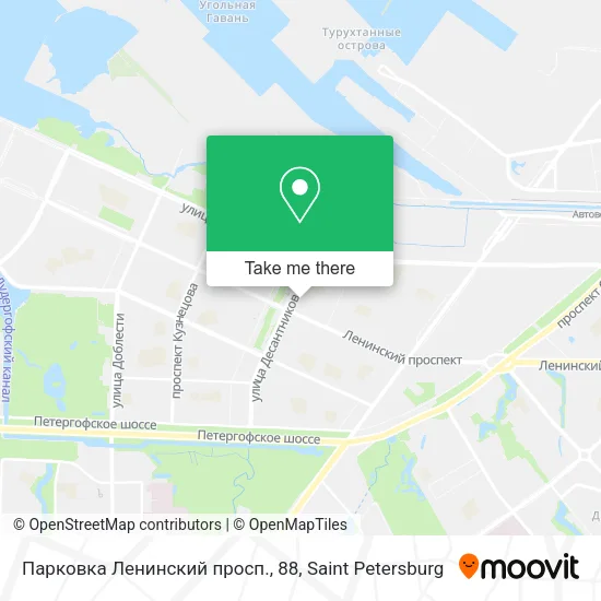 Парковка Ленинский просп., 88 map
