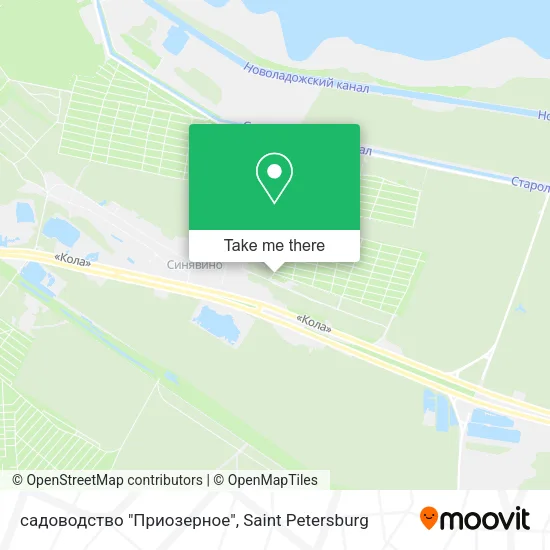 садоводство "Приозерное" map