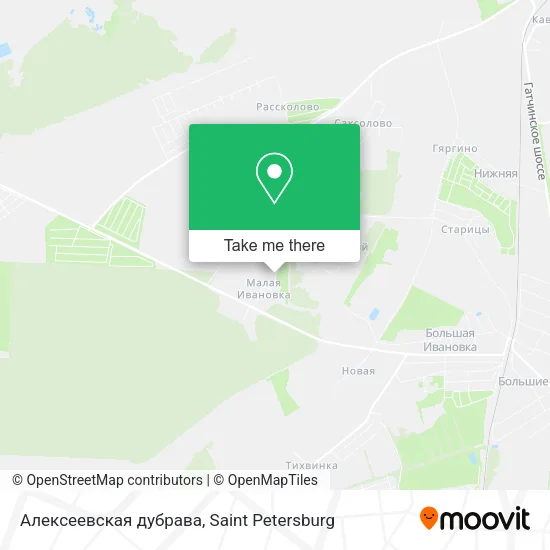 Алексеевская дубрава map