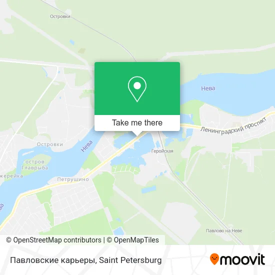 Павловские карьеры map