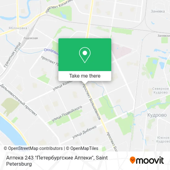 Аптека 243 "Петербургские Аптеки" map