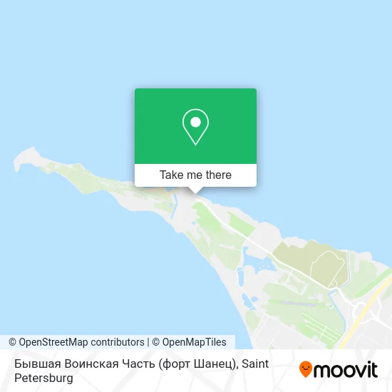 Бывшая Воинская Часть (форт Шанец) map