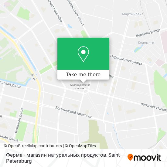 Ферма - магазин натуральных продуктов map