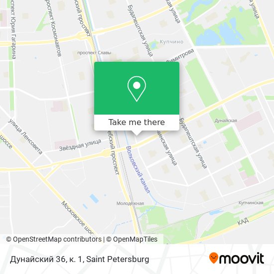 Дунайский 36, к. 1 map
