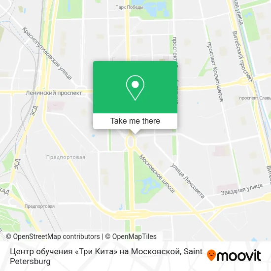 Центр обучения «Три Кита» на Московской map