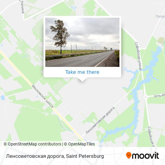 Ленсоветовская дорога map