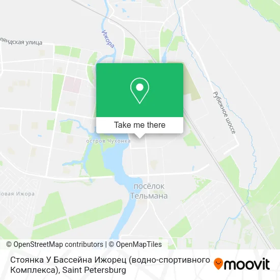 Стоянка У Бассейна Ижорец (водно-спортивного Комплекса) map