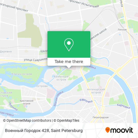 Военный Городок 428 map