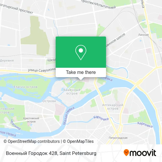 Военный Городок 428 map