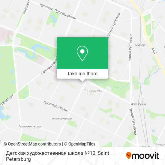 Детская художественная школа №12 map
