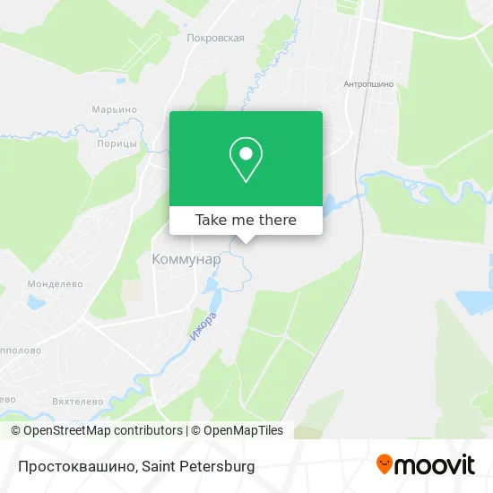 Простоквашино map