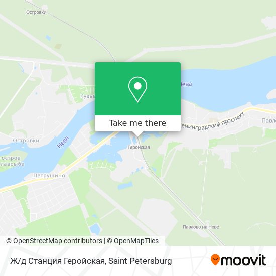 Ж/д Станция Геройская map