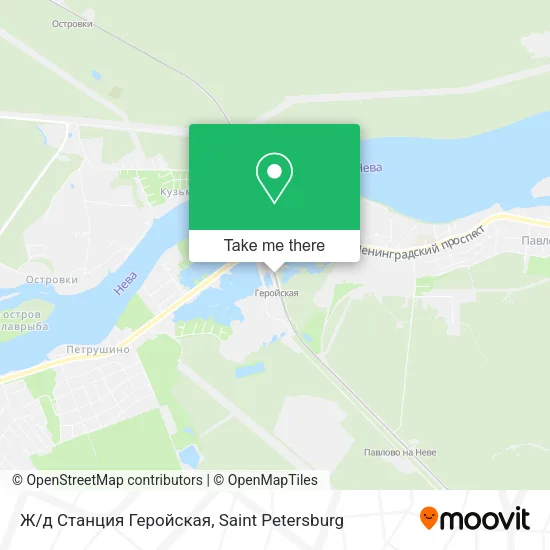 Ж/д Станция Геройская map