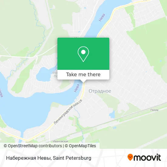 Набережная Невы map